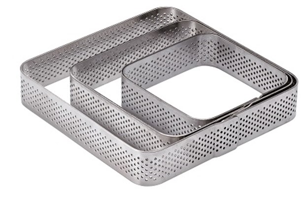 Square Micro Perforated Stainless Steel Band with Rounded Corners 